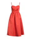 P.a.r.o.s.h Midi Dresses In Red