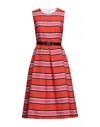 P.a.r.o.s.h Midi Dresses In Red