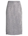 P.a.r.o.s.h P. A.r. O.s. H. Woman Midi Skirt Grey Size M Viscose In Gray