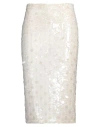 P.a.r.o.s.h P. A.r. O.s. H. Woman Midi Skirt Ivory Size S Polyamide, Elastane, Pvc - Polyvinyl Chloride In White