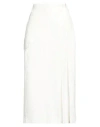 P.a.r.o.s.h P. A.r. O.s. H. Woman Midi Skirt Ivory Size S Viscose, Linen In White
