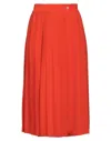 P.a.r.o.s.h Midi Skirts In Orange