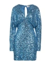 P.a.r.o.s.h P. A.r. O.s. H. Woman Mini Dress Azure Size S Polyester, Elastane In Blue
