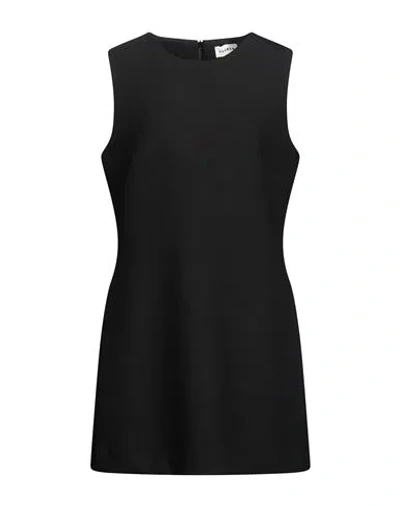 P.a.r.o.s.h P. A.r. O.s. H. Woman Mini Dress Black Size L Polyethylene, Virgin Wool, Elastane