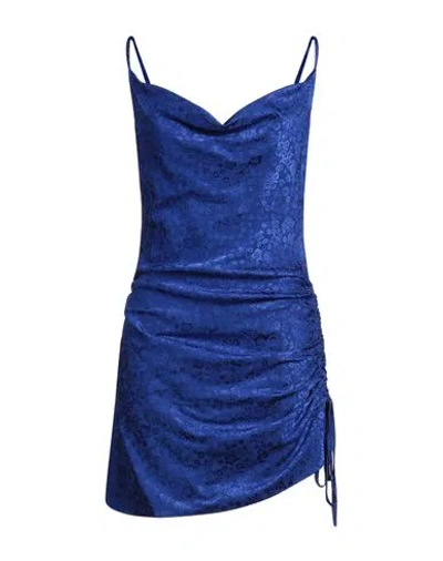 P.a.r.o.s.h P. A.r. O.s. H. Woman Mini Dress Blue Size M Viscose, Polyester, Elastane