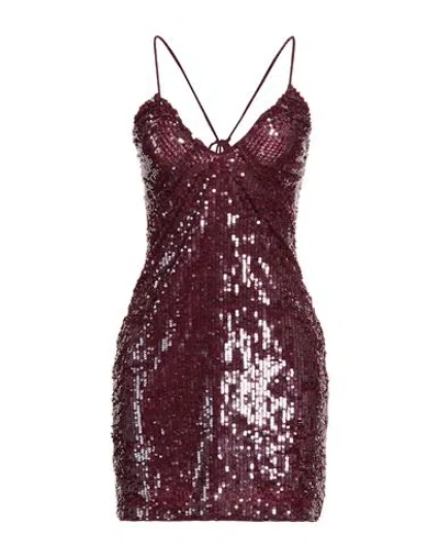 P.a.r.o.s.h P. A.r. O.s. H. Woman Mini Dress Burgundy Size S Polyamide, Elastane In Red