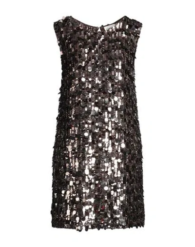 P.a.r.o.s.h P. A.r. O.s. H. Woman Mini Dress Chocolate Brown Size M Polyamide, Elastane, Pvc - Polyvinyl Chlorid