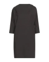 P.a.r.o.s.h P. A.r. O.s. H. Woman Mini Dress Dark Brown Size M Virgin Wool, Elastane