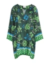 P.a.r.o.s.h P. A.r. O.s. H. Woman Mini Dress Dark Green Size M Silk