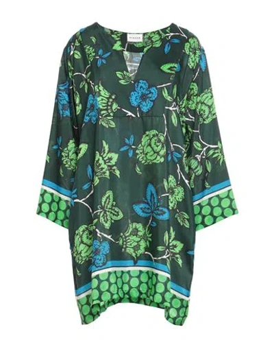 P.a.r.o.s.h P. A.r. O.s. H. Woman Mini Dress Dark Green Size M Silk