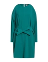 P.a.r.o.s.h P. A.r. O.s. H. Woman Mini Dress Deep Teal Size L Polyester, Elastane In Green
