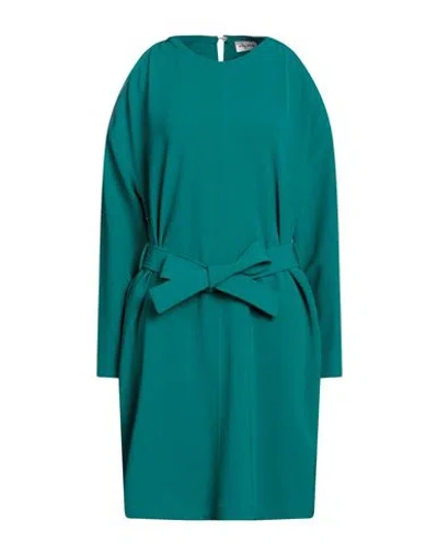 P.a.r.o.s.h P. A.r. O.s. H. Woman Mini Dress Deep Teal Size L Polyester, Elastane In Green
