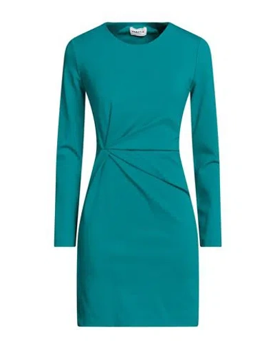P.a.r.o.s.h P. A.r. O.s. H. Woman Mini Dress Emerald Green Size L Polyamide, Elastane