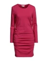 P.a.r.o.s.h P. A.r. O.s. H. Woman Mini Dress Fuchsia Size Xs Polyamide, Elastane In Fuchsia