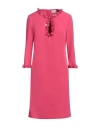 P.a.r.o.s.h P. A.r. O.s. H. Woman Mini Dress Fuchsia Size M Polyester, Elastane, Pvc - Polyvinyl Chloride, Glass In Pink