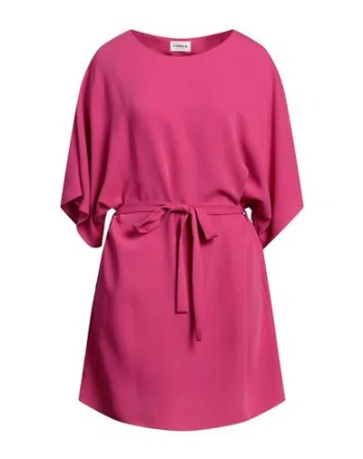P.a.r.o.s.h P. A.r. O.s. H. Woman Mini Dress Fuchsia Size L Polyester In Pink