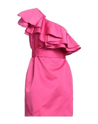 P.a.r.o.s.h P. A.r. O.s. H. Woman Mini Dress Fuchsia Size Xs Polyester In Pink