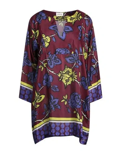 P.a.r.o.s.h P. A.r. O.s. H. Woman Mini Dress Garnet Size Xl Silk In Red