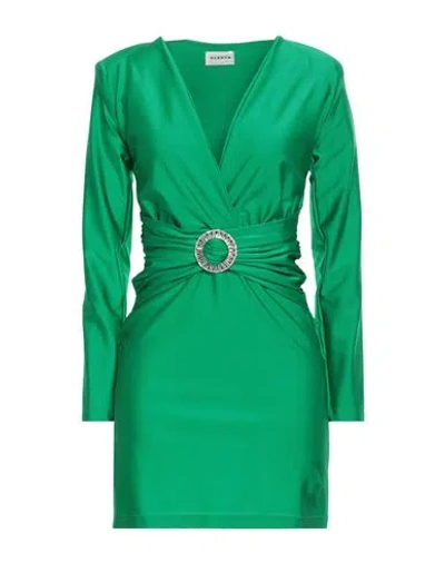 P.a.r.o.s.h P. A.r. O.s. H. Woman Mini Dress Green Size M Polyamide, Elastane