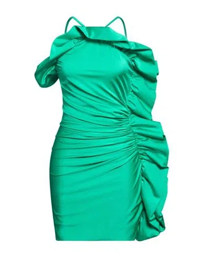 P.a.r.o.s.h P. A.r. O.s. H. Woman Mini Dress Green Size M Polyamide, Elastane