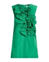 P.a.r.o.s.h P. A.r. O.s. H. Woman Mini Dress Green Size M Polyester In Green