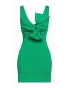 P.a.r.o.s.h P. A.r. O.s. H. Woman Mini Dress Green Size M Viscose, Polyamide, Elastane