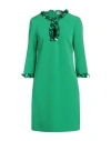 P.a.r.o.s.h P. A.r. O.s. H. Woman Mini Dress Green Size M Polyester, Elastane, Pvc - Polyvinyl Chloride, Glass In Green