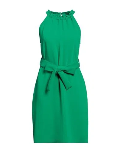 P.a.r.o.s.h P. A.r. O.s. H. Woman Mini Dress Green Size S Polyester