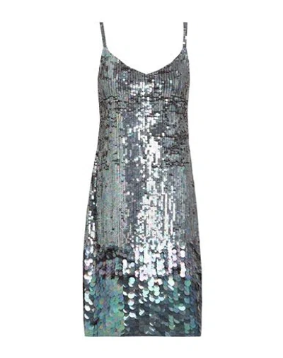 P.a.r.o.s.h P. A.r. O.s. H. Woman Mini Dress Grey Size Xs Polyamide, Elastane, Pvc - Polyvinyl Chloride