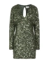 P.a.r.o.s.h P. A.r. O.s. H. Woman Mini Dress Military Green Size Xs Polyester, Elastane