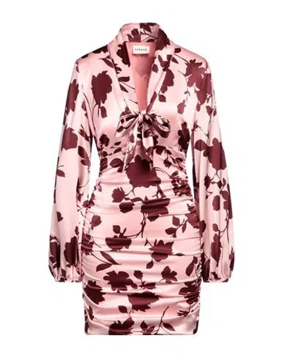 P.a.r.o.s.h P. A.r. O.s. H. Woman Mini Dress Pink Size Xs Silk, Elastane