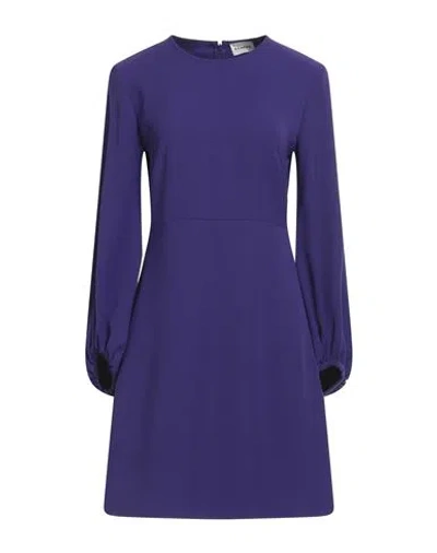 P.a.r.o.s.h P. A.r. O.s. H. Woman Mini Dress Purple Size M Polyester