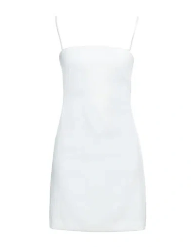 P.a.r.o.s.h P. A.r. O.s. H. Woman Mini Dress White Size Xs Polyester, Elastane