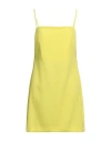 P.a.r.o.s.h P. A.r. O.s. H. Woman Mini Dress Yellow Size M Polyester, Elastane