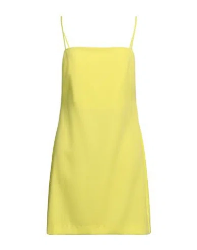 P.a.r.o.s.h P. A.r. O.s. H. Woman Mini Dress Yellow Size M Polyester, Elastane