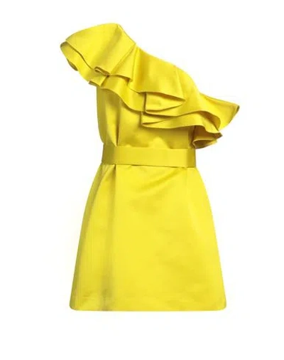 P.a.r.o.s.h P. A.r. O.s. H. Woman Mini Dress Yellow Size S Polyester