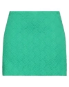 P.a.r.o.s.h P. A.r. O.s. H. Woman Mini Skirt Light Green Size Xs Cotton, Polyamide