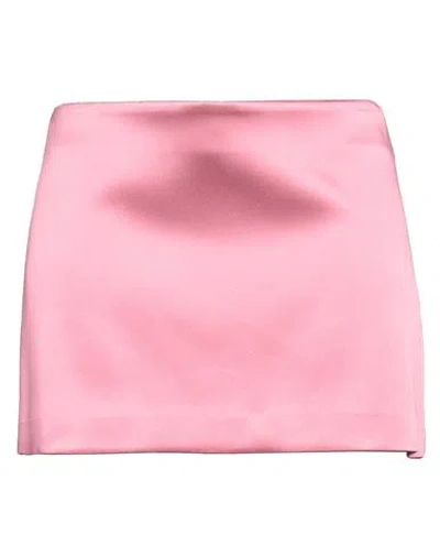 P.a.r.o.s.h P. A.r. O.s. H. Woman Mini Skirt Pink Size L Acetate, Polyamide, Elastane
