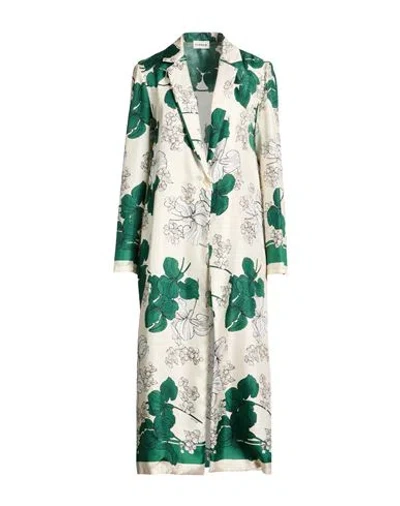 P.a.r.o.s.h P. A.r. O.s. H. Woman Overcoat & Trench Coat Green Size S Silk