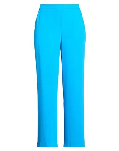 P.a.r.o.s.h P. A.r. O.s. H. Woman Pants Azure Size Xl Polyester In Blue