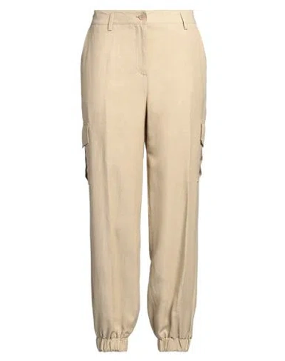 P.a.r.o.s.h P. A.r. O.s. H. Woman Pants Beige Size L Viscose, Linen