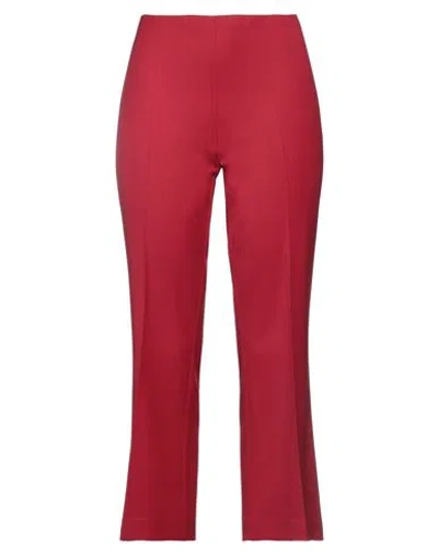 P.a.r.o.s.h P. A.r. O.s. H. Woman Pants Brick Size M Virgin Wool, Elastane In Red