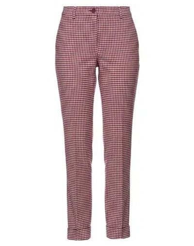 P.a.r.o.s.h P. A.r. O.s. H. Woman Pants Burgundy Size M Wool, Elastane In Pink