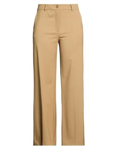 P.a.r.o.s.h P. A.r. O.s. H. Woman Pants Camel Size L Virgin Wool, Elastane In Brown