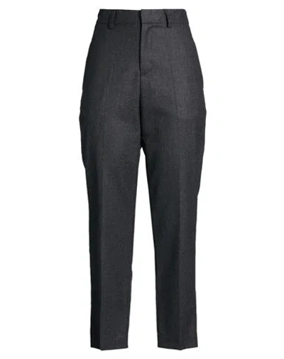 P.a.r.o.s.h P. A.r. O.s. H. Woman Pants Charcoal Size L Virgin Wool, Cashmere, Elastane In Grey