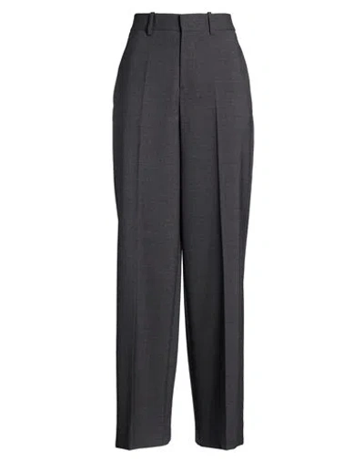 P.a.r.o.s.h P. A.r. O.s. H. Woman Pants Charcoal Size Xl Wool, Elastane In Gray