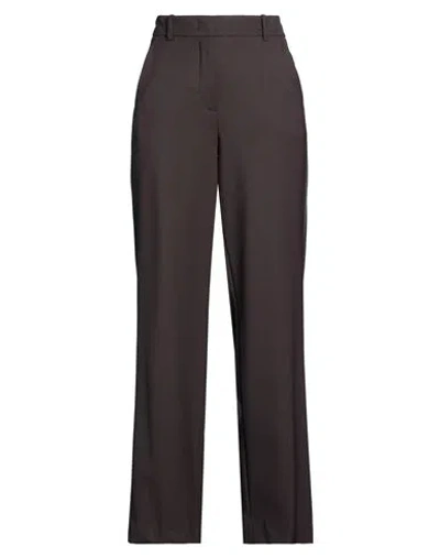 P.a.r.o.s.h P. A.r. O.s. H. Woman Pants Chocolate Brown Size M Virgin Wool, Elastane, Acetate, Polyamide
