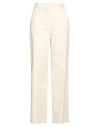 P.a.r.o.s.h P. A.r. O.s. H. Woman Pants Cream Size L Cotton, Elastane In White