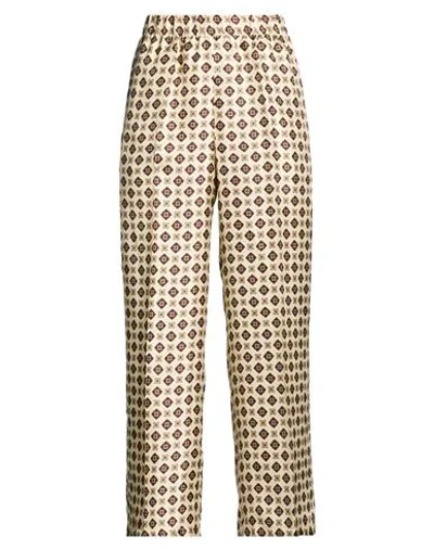 P.a.r.o.s.h P. A.r. O.s. H. Woman Pants Cream Size S Silk In Brown
