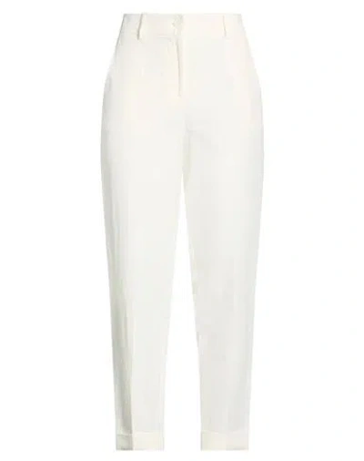 P.a.r.o.s.h P. A.r. O.s. H. Woman Pants Cream Size S Viscose, Linen In White